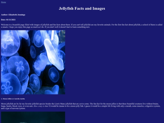 starterGallery/jellyfishImagesAndFacts screenshot