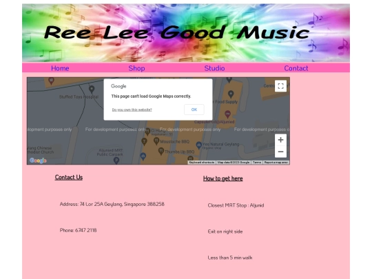 Contact screenshot