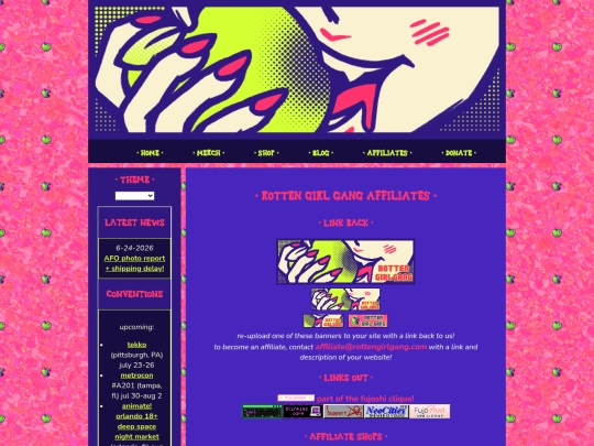 affiliates screenshot