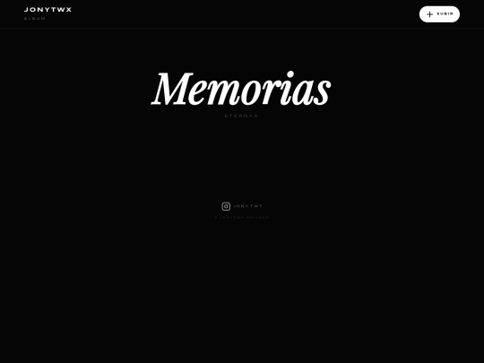álbum/memorias screenshot