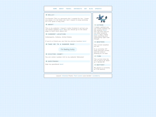 index screenshot