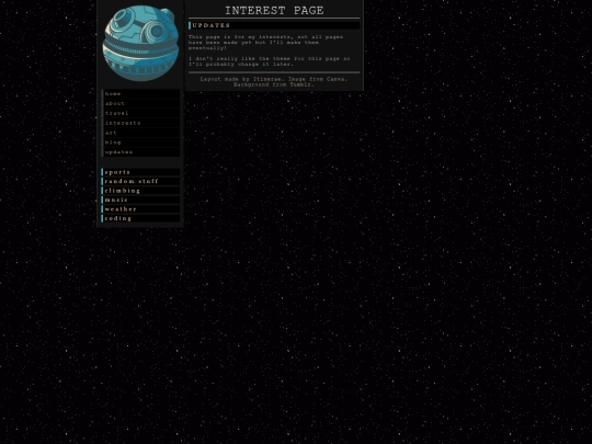 interests screenshot