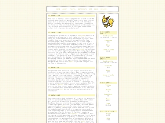 interests/coding screenshot
