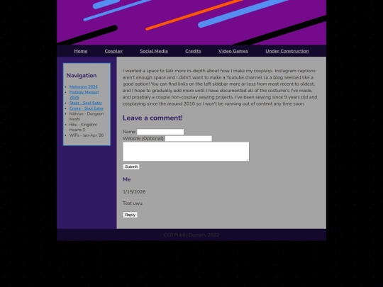 cosplay_blog screenshot