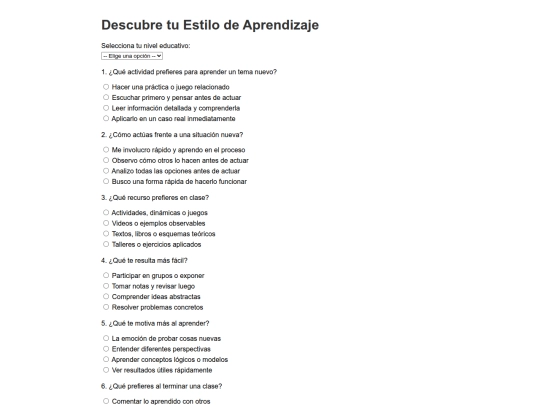 index screenshot