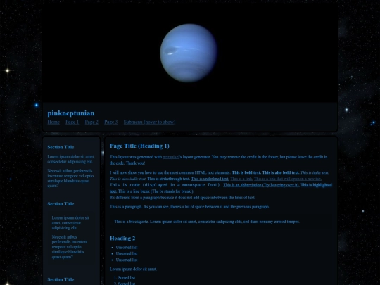 index screenshot