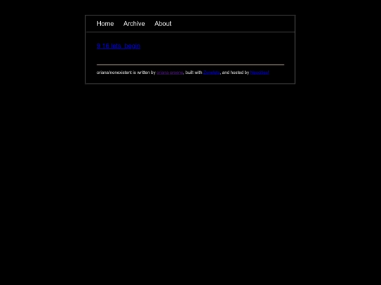 archive screenshot