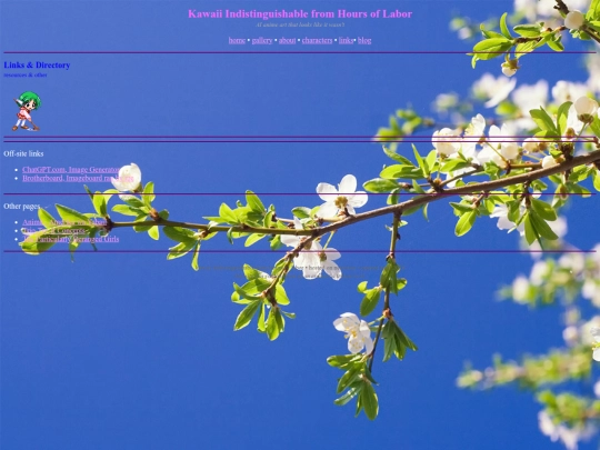 links screenshot