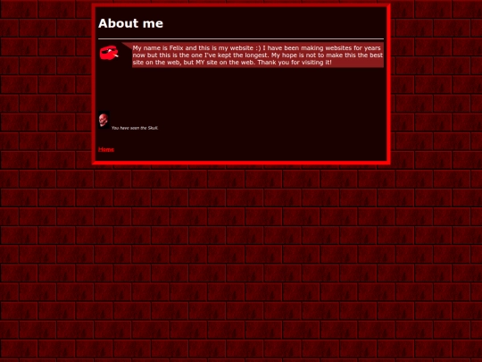 about-me screenshot