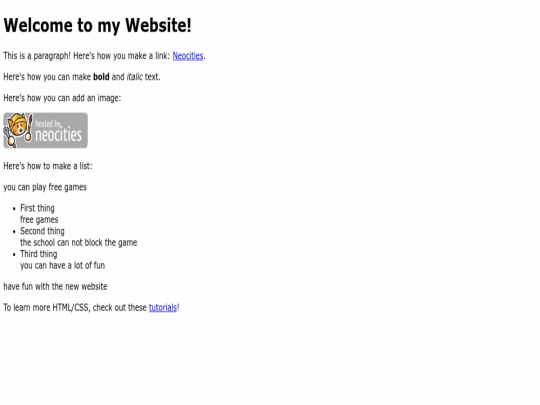 index screenshot