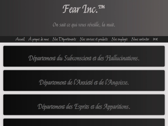departments screenshot
