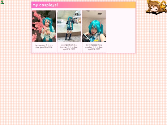 cosplays screenshot