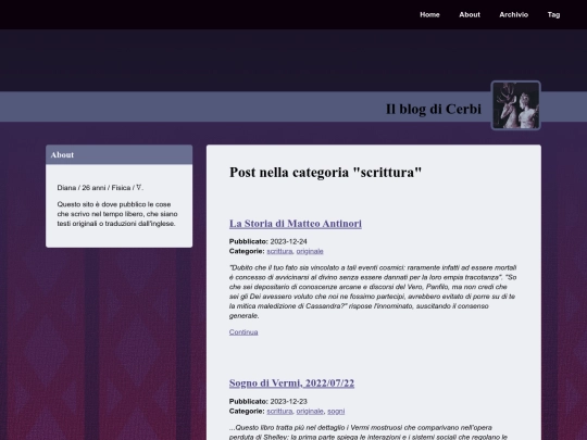 tag/scrittura screenshot