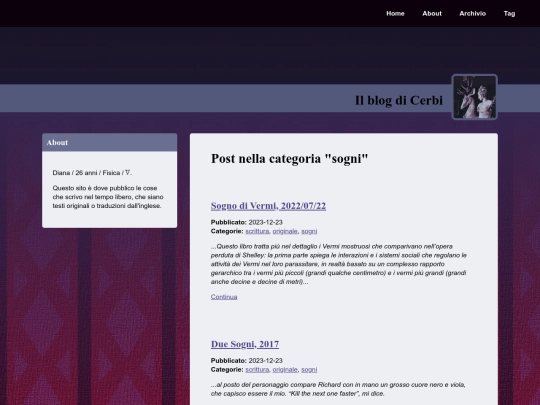 tag/sogni screenshot