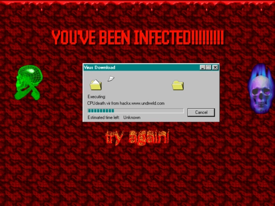 virus screenshot