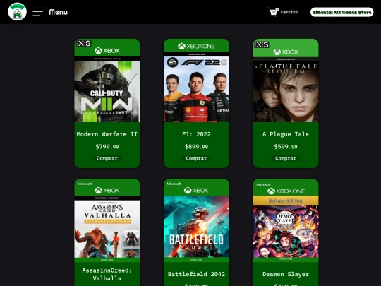 Paginas/Xbox screenshot