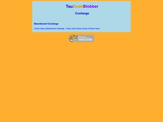 conlangs/abandoned screenshot
