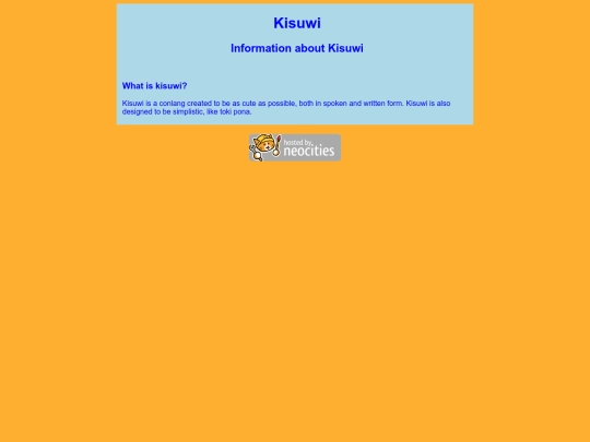 kisuwi/information screenshot