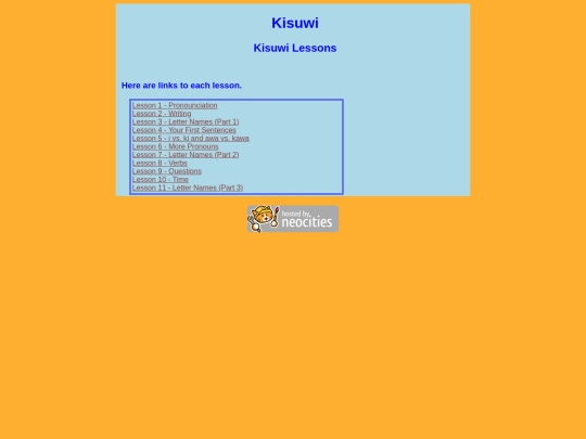 kisuwi/lessons screenshot