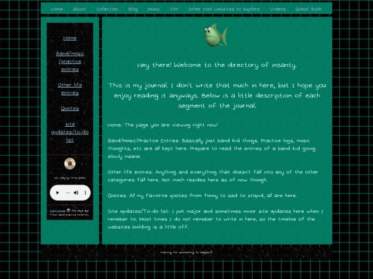 blog screenshot