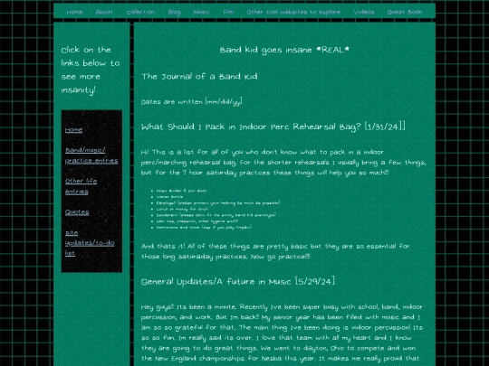 musicblog screenshot
