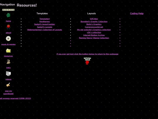 resources screenshot