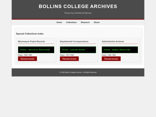 collections screenshot