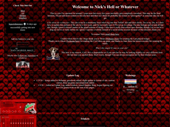 homepage screenshot