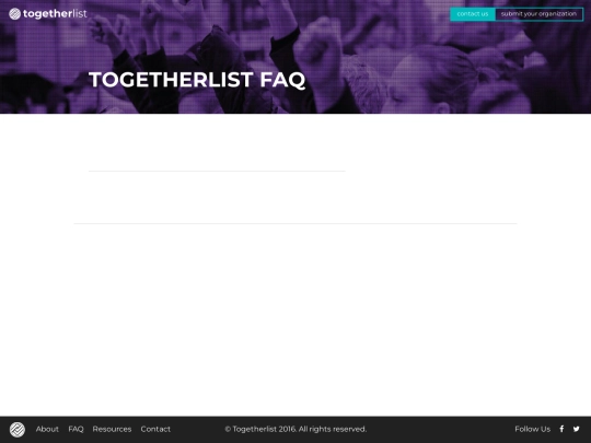 faq screenshot