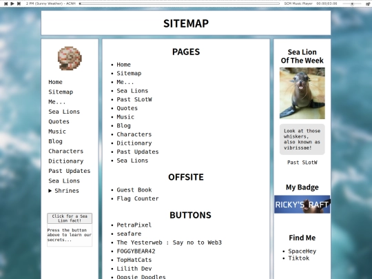 sitemap screenshot