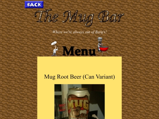 menu screenshot