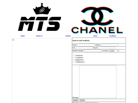 feedback screenshot