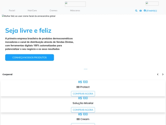 Sites/Site_Cosmetico/sitenovo screenshot