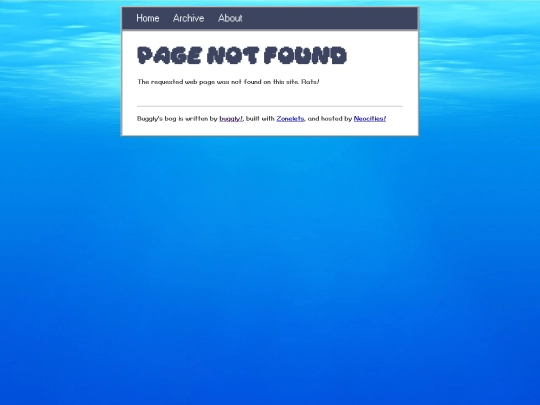 zonelets/not_found screenshot