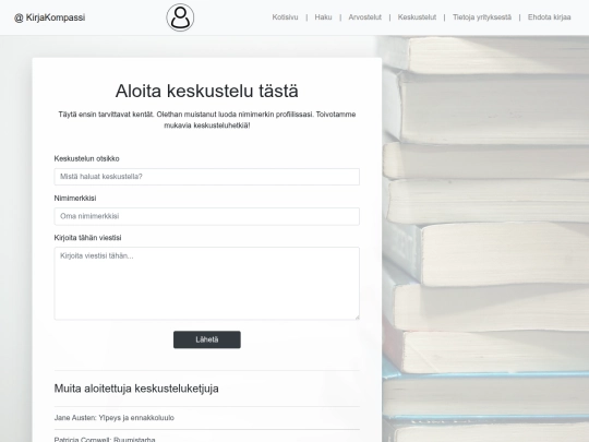 keskusteluketju screenshot