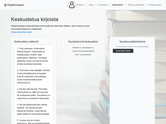 keskustelut screenshot