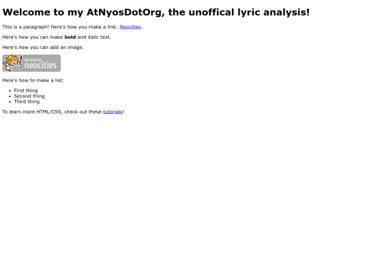 index screenshot