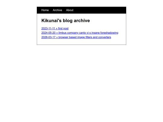 blog/archive screenshot