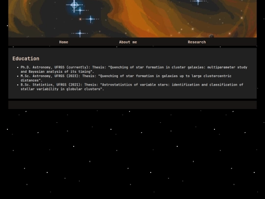 pages/about_me screenshot