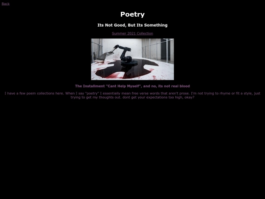 poetry screenshot
