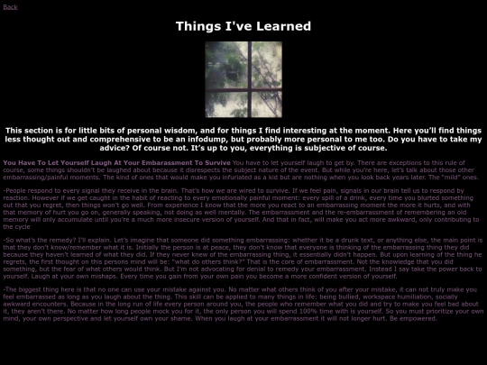 things-ive-learned screenshot
