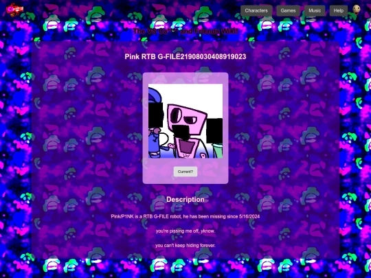 characters/pink screenshot