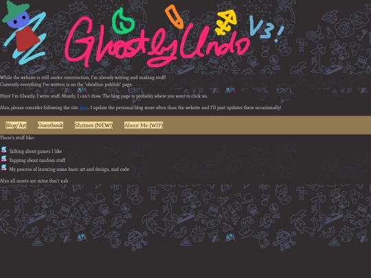 HTML/Homepage screenshot