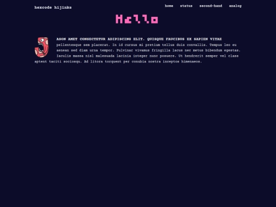 analog/analog-template screenshot