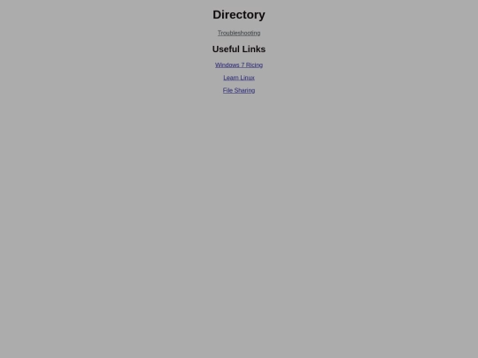 index screenshot