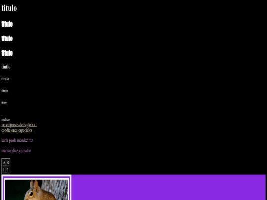 index screenshot