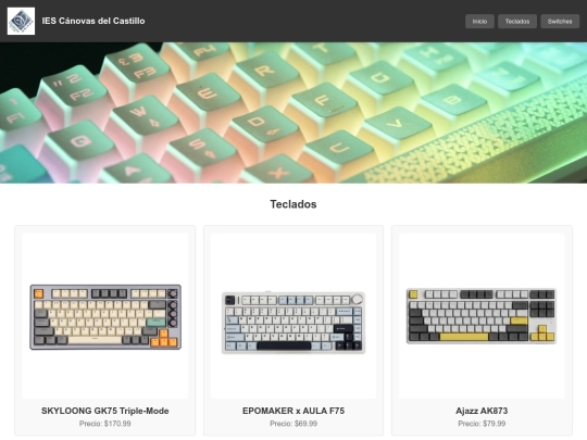 keyboards screenshot