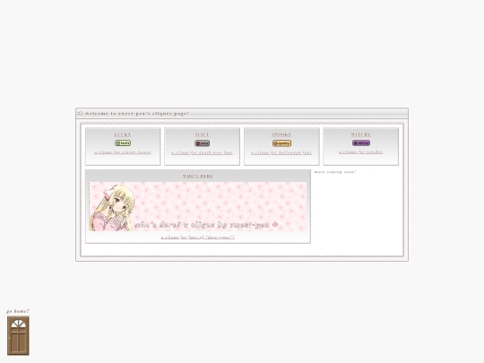 cliques screenshot