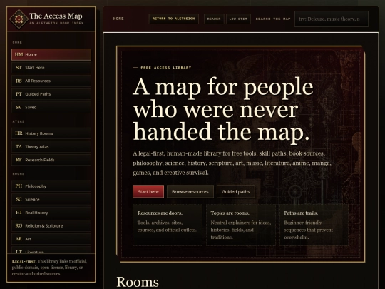 free-access-map-site screenshot