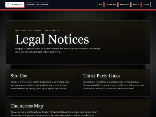 legal-notices screenshot